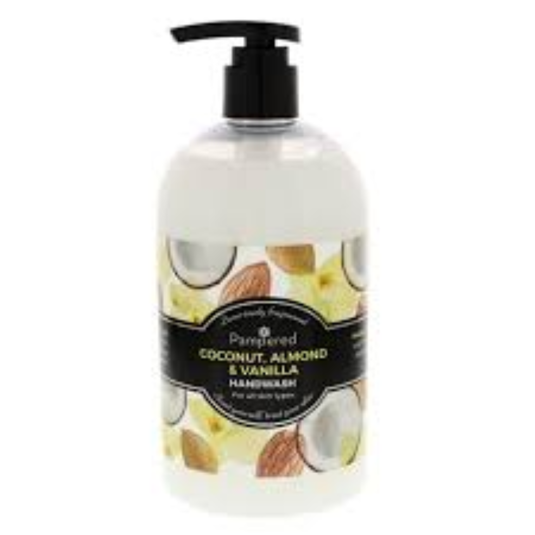 PAMPERED COCO   ALMOND VANI H/W 500ML